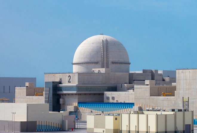 UAE 바라카 원전 전경.