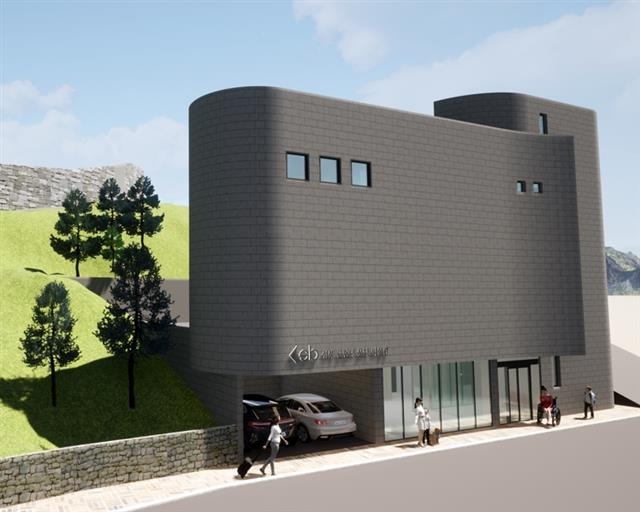 서울 성북구가 성북동에 조성하는 성북근현대문학관의 조감도. 성북구 제공