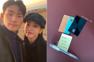 “카드 골라 써”…티아라 소연, 9살 연하 예비남편이 남긴 메모 공개