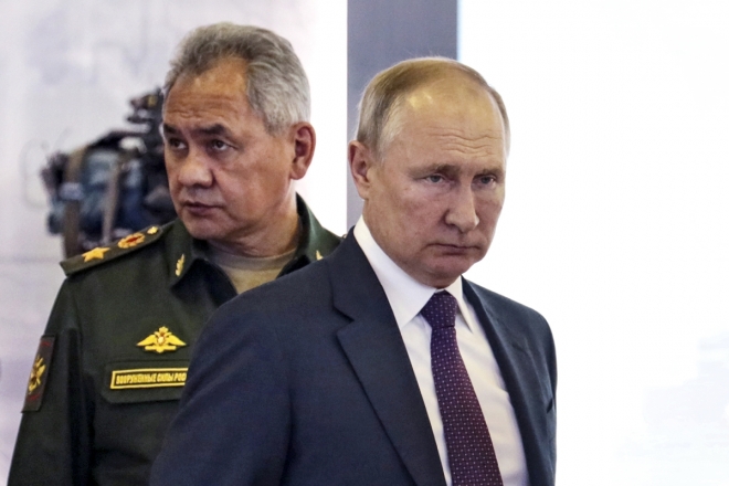 푸틴 대통령과 러시아 국방부 장관