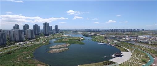 하늘에서 바라본 세종호수공원. 세종시 제공