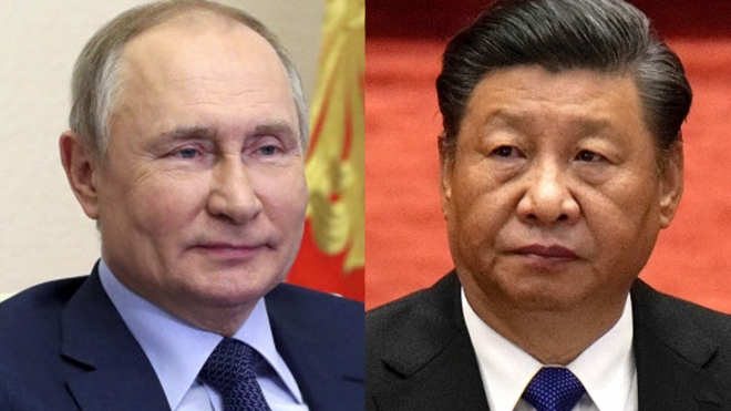 블라디미르 푸틴(왼쪽) 러시아 대통령과 시진핑(오른쪽) 중국 국가주석. AP 연합뉴스
