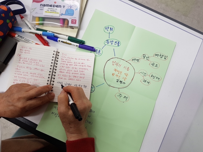 지난해 서울 마포구가 진행한 어르신 독서 동아리 활동 모습. 마포구 제공 