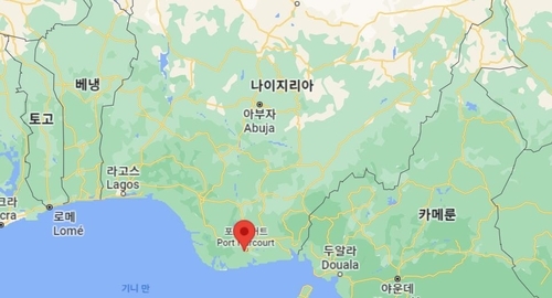 사고가 발생한 나이지리아 리버스 주. 구글 지도 캡처