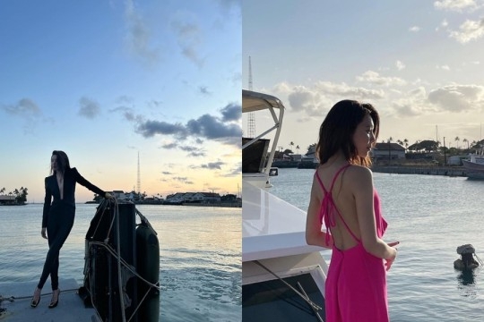 최수영이 파격 의상으로 섹시미를 발산했다. SNS 캡처