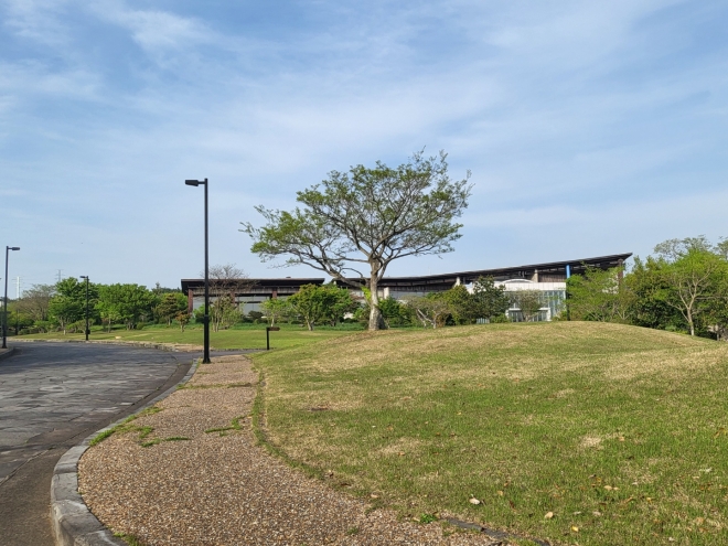 제주의 베벌리힐스로 불리는 서귀포시 안덕면 상천리 고급주택단지 비오토피아 내부 모습.