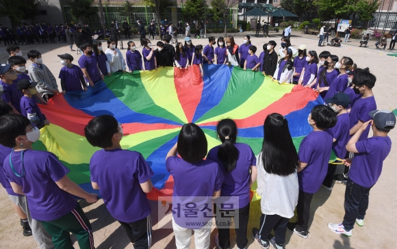 야외 체육대회 얼마 만이야~