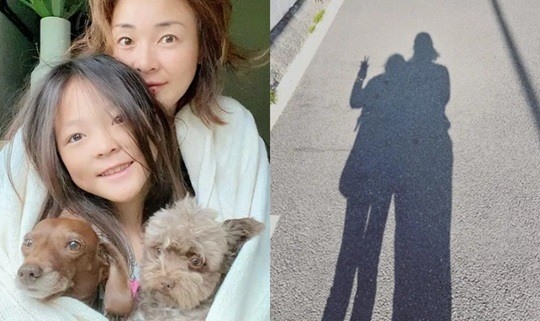 일본 모델 야노 시호가 딸 추사랑과 함께한 사진을 공유했다. SNS 캡처