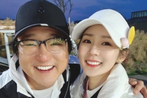 곽도원, 치어리더 박기량 옆 ‘환한 미소’ [EN스타]