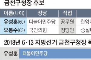 민주 텃밭 금천, 뽑던 대로 또? 정권 바꾼 김에 구청장도? [6·1 지방선거 서울 구청장 판세 분석]