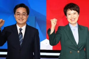 김은혜 45.3% 김동연 43.1%… 경기지사 2.2%P…