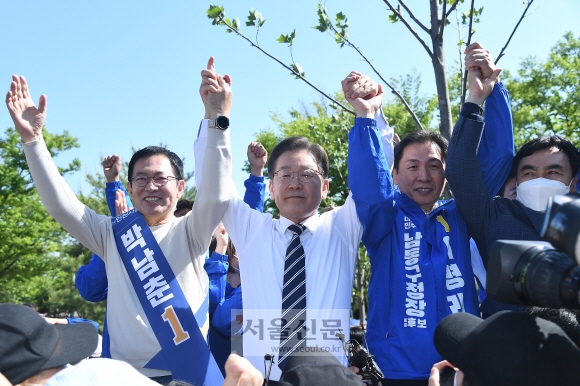 민주당 인천 후보 만세 