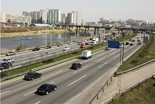 동부간선도로 지하화 사업이 진행 중인 서울 중랑천 동부간선도로 현황. 서울시 제공.