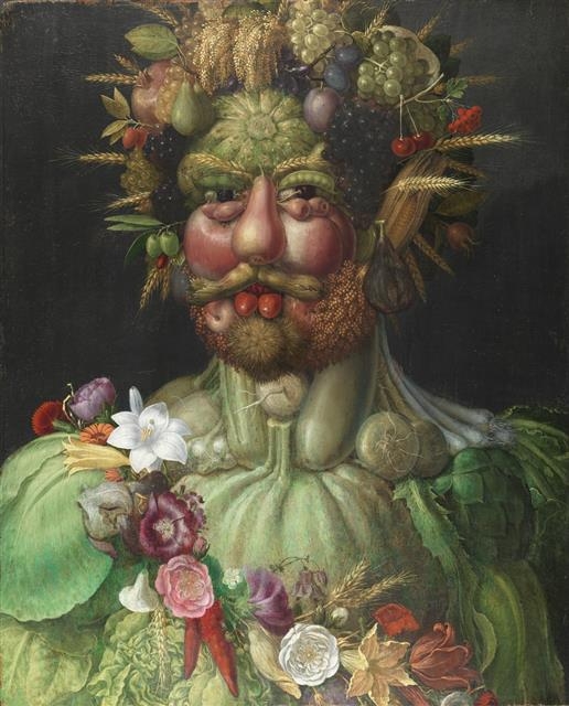 16세기 이탈리아 화가 주세페 아르침볼도의 그림 ‘베르툼누스: 루돌프 2세’는 과일과 채소와 꽃으로 이뤄진 인물을 묘사했다. 이 그림을 개별 과일·채소·꽃이 아닌 사람의 얼굴이라고 생각하는 것은 뇌의 시각 처리 경로에서 ‘망각’이 작동하기 때문이다. 망각이 포함돼 있지 않으면 작은 세부 사항에 집착해 전체를 보지 못하게 된다.  북트리거 제공