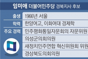 경북지사 첫 여성후보 ‘보수 아성’ 흔들까[광역단체장 판세 분석]