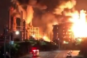 울산 에쓰오일 공장 대형 폭발로 10㎞ 떨어진 곳까지 진동… 1명 사망·9명 중경상