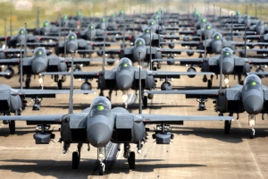공군, 北 도발 대비 F-15K 전투기 ‘엘리펀트 워크’…