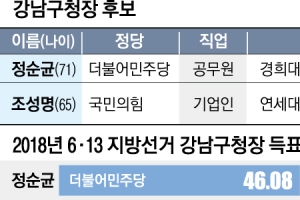 전통 보수 텃밭… 진보 현직 프리미엄에 40년 토박이의 도전 [6·1 지방선거 서울 구청장 판세 분석]