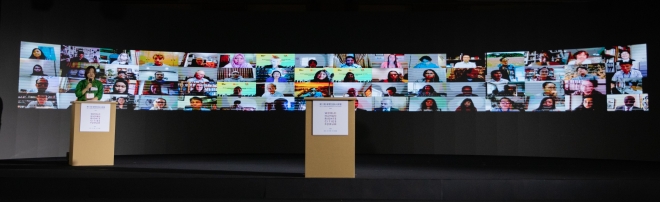 제11회 세계인권도시포럼이 지난해 진행된 광주시 주관 행사 가운데 가장 높은 평가를 받았다. 지난해 10월7일 광주 김대중컨벤션센터에서 열린 제11회 세계인권도시포럼 개막식. 광주광역시 제공 