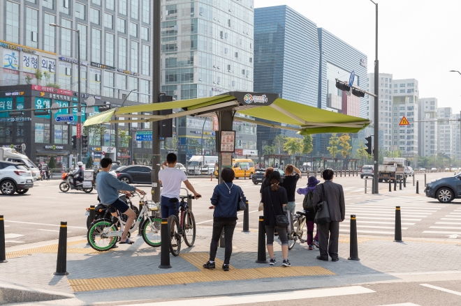 강서구 무더위 그늘막 쉼터. 강서구 제공