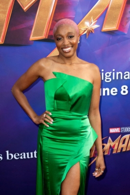 Actress Travina Springer attends the launch of Marvel studio original series “Ms Marvel” at El Capitan Theatre in Hollywood, California on June 2, 2022. AFP 연합뉴스