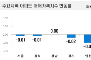 매물 적체에 강남도 주춤…서울 아파트가격 2주 연속 하락