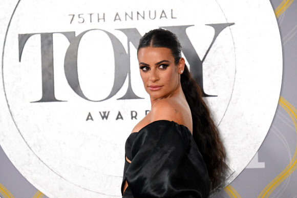 Lea Michele attends the 75th Annual Tony Awards at the Radio City Music Hall on June 12, 2022, in New York City. AFP 연합뉴스