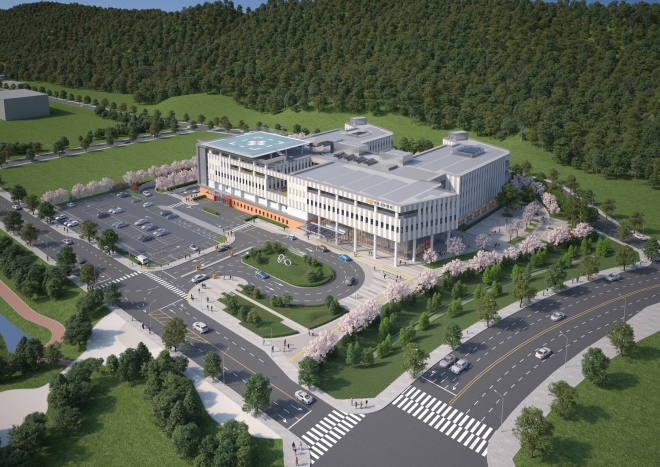 국립소방병원 조감도. 음성군 제공