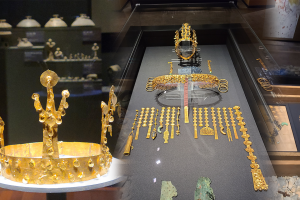 흥미로운 신라의 금속공예…동궁과 월지의 구겨진 유물은