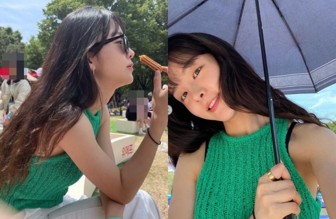 국악인 송소희가 페스티벌을 즐겼다. SNS 캡처