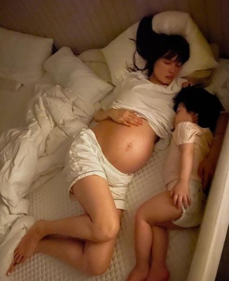 배우 양미라가 둘째 출산을 앞두고 일상을 전했다. SNS 캡처