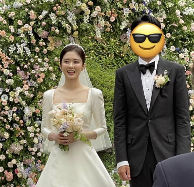 장나라 결혼식. 장인희 인스타그램