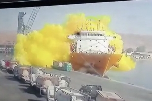 요르단 항구서 노란 유독가스 유출…최소 10명 사망·25…