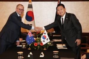 尹대통령, 호주 총리와 회담…“긴밀 협력 기대”