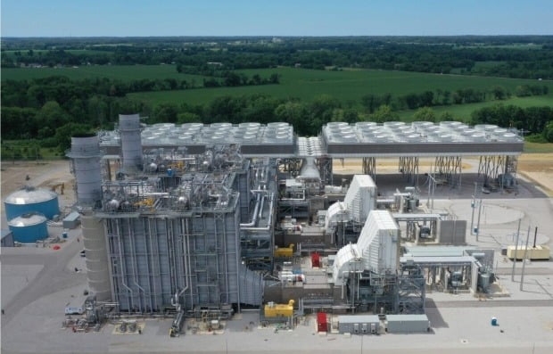 미국 미시간주 나일즈시에 있는 DL 에너지 복합화력 발전소 전경. DL에너지 제공