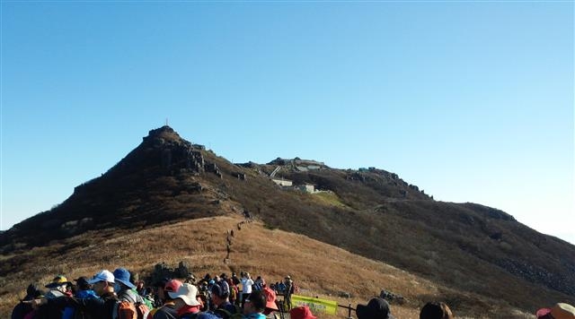 무등산 정상 방공포대