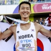 [서울포토] 우상혁, 한국 육상 첫 세계선수권 ‘은메달’ 쾌거