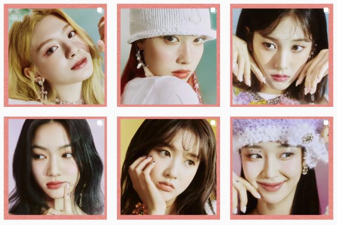 그룹 스테이씨. 인스타그램