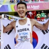 우상혁, 한국 첫 세계선수권 ‘은빛 점프’