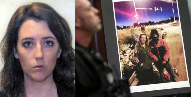왼쪽사진은 케이트 매클루어. 오른쪽 사진은 고펀드미에 성금게시물을 올릴 때 첨부한 사진. AP