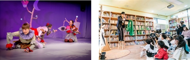 지브라단스 ‘네네네’(왼쪽)과 방정환의 이야기극장