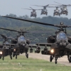 육군, 아파치 헬기 등 34대 띄워 역대 최대 항공훈련