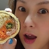 채연 “밥 없는 김밥으로 8kg 감량”…얼굴만한 김밥 인증
