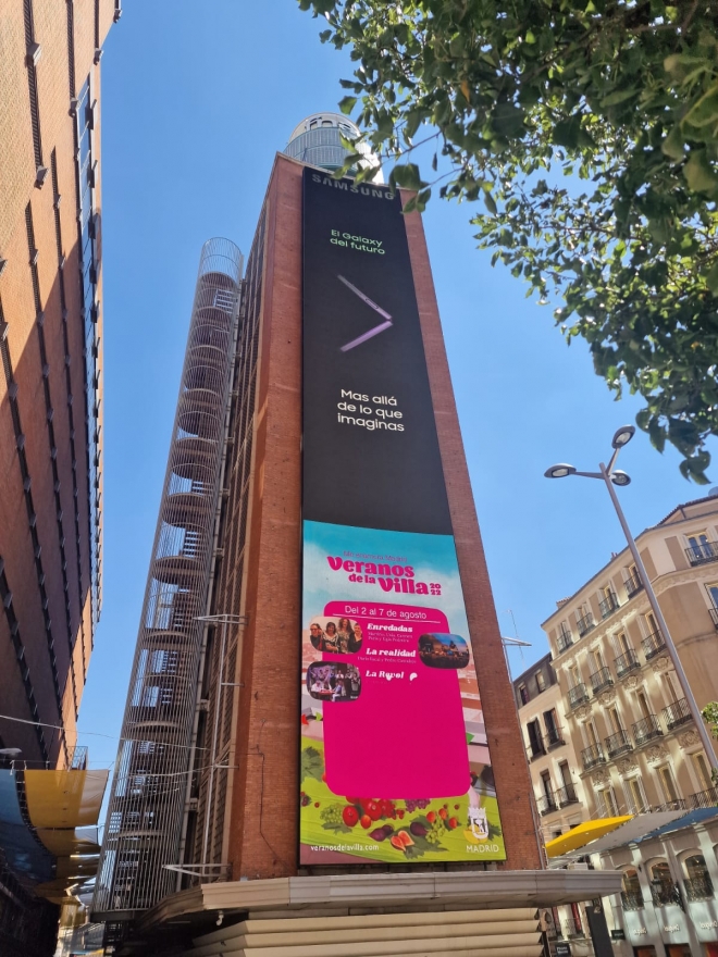 스페인 마드리드 카야오 광장. 삼성전자 제공