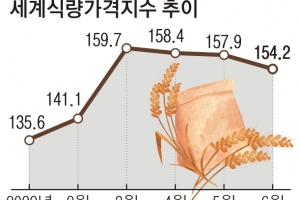 국제곡물가격 우크라 사태 이전 회복… 전쟁·가뭄 변수는 여전