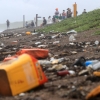 중국발 해양쓰레기에 서귀포 해변 몸살