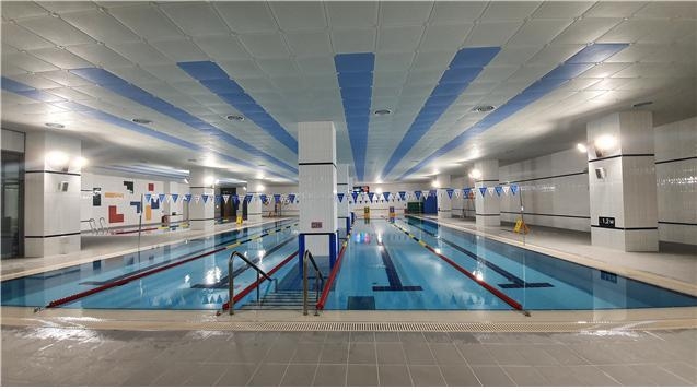 고덕어울림수영장 모습. 강동구 제공.