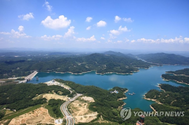 안동댐 전경. 연합뉴스