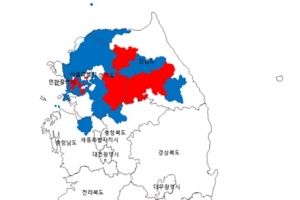 전국 47개 시·군에 산사태 예보 발령(9일 오전 7시)