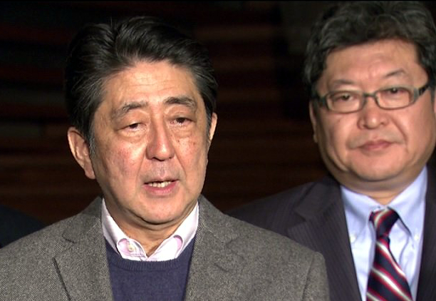 日本の自民党の政治指導者としての靖国の「安倍の右腕」